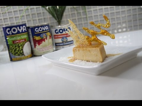 Flan de Gandules con Coco [Chef Kaila Zayas]