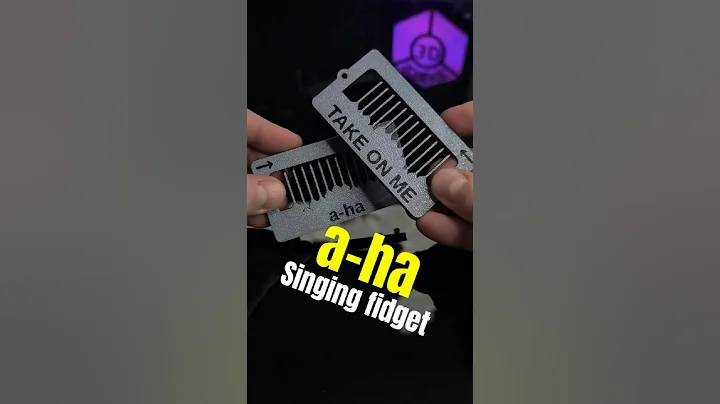3D printed Musical Fidget that sings "Take on me" by a-ha! #3dprinting #3dprintingideas