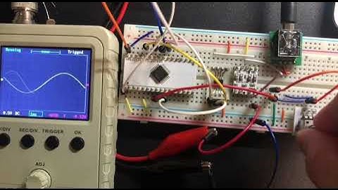 stm32 cortex-m4 adc value and sin wave