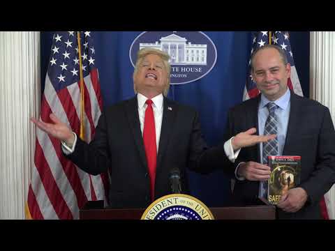 "President Trump" hosts author John A. Daly at the White House
