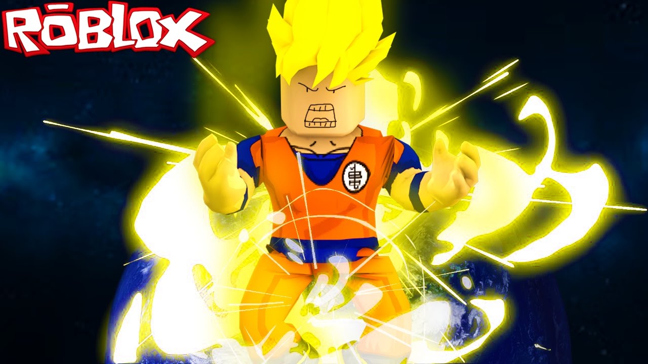 Goku Going Super Saiyn In Roblox Roblox Dragon Ball Z Youtube - dbz goku roblox