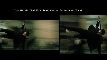 The Matrix Reloaded (2003) Widescreen vs Fullscreen (DVD) Neo vs Smith part 2