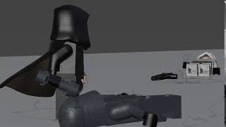 Lego Star Wars Viewport Render Blender