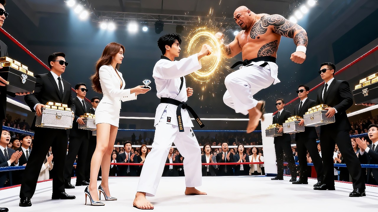 不起眼跆拳道小子被当众羞辱成废物，一指弹飞对手逆袭全国冠军！