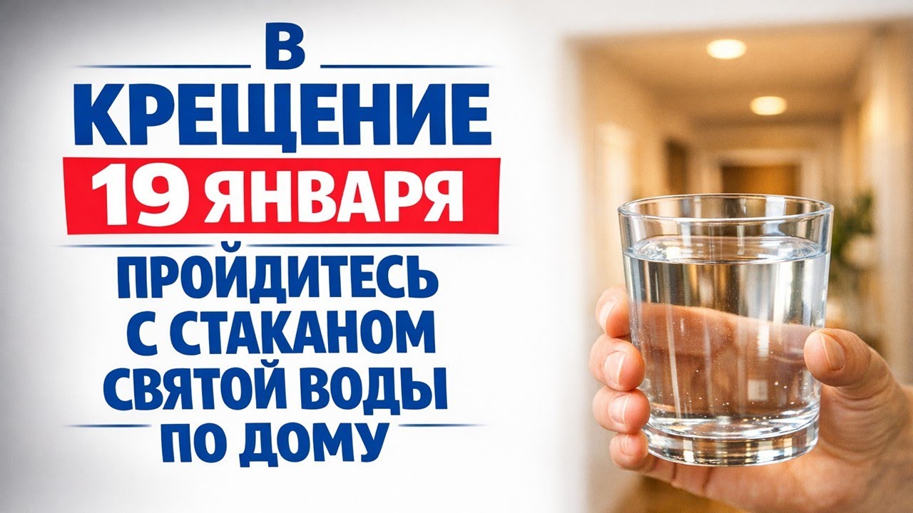 Почему в Крещение 19 января важно пройтись по дому со святой водой и чего строго не делать