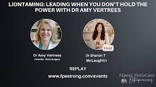 Liontaming  leading when you don’t hold the power With Dr Amy Vertress