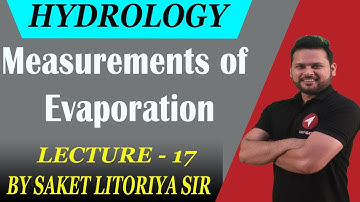 Measurements of Evaporation | Hydrology Lecture 17