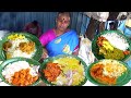 Hardworking Women Selling Cheapest Meals Hyderabad | Delicious Roadside Meals | Indian street food