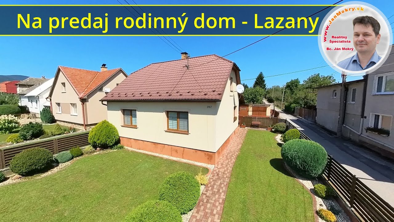 Na predaj - Rodinný dom - Lazany