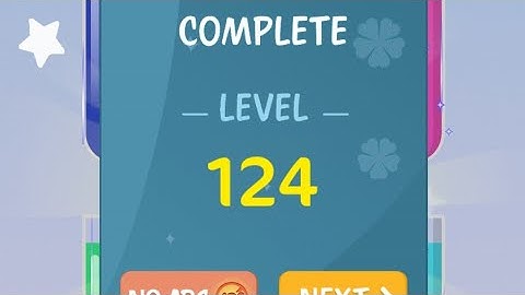 How To Solve Water Color Sort Level 124 | Shorts video