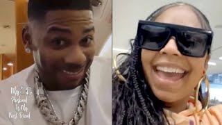 "We Won" Nelly Accuses Wife Ashanti Of Speaking French After Revealing He Won $200k In Vegas! 🇫🇷