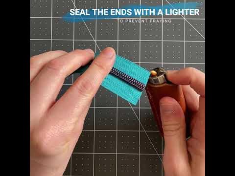 How to Use Zippers by the Yard Tutorial 
