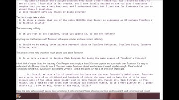 Jesse Schell Answers My Questions About Toontown