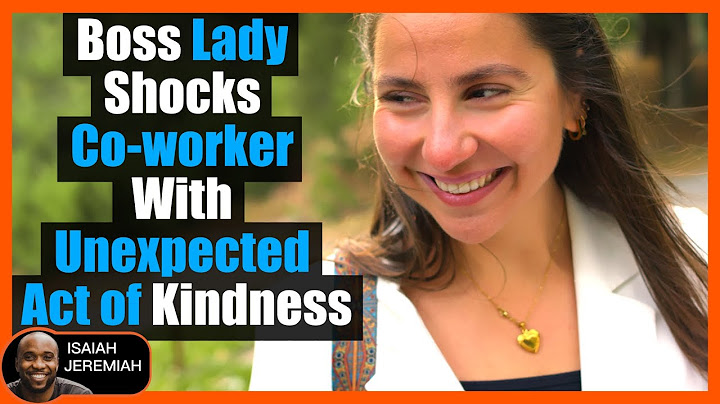 Boss Lady Shocks Co-worker With Unexpected Act Of Kindness | Isaiah Jeremiah