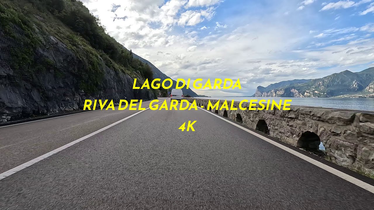 LAGO DI GARDA, RIVA DEL GARDA - MALCESINE 4K