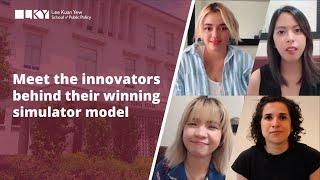 Meet the innovators from LKYSPP behind their winning policy simulator model