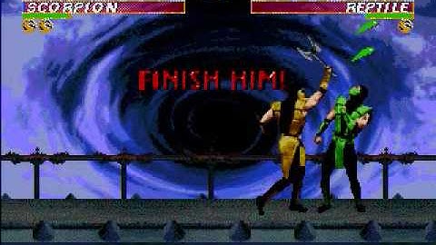 Ultimate Mortal Kombat 3 (Genesis)-Scorpion