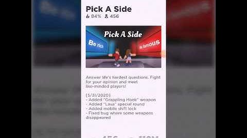 roblox pick a side