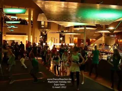 Flashmob www.DanceReaction.be Holiday Inn Expo Gent 6 mrt 2012