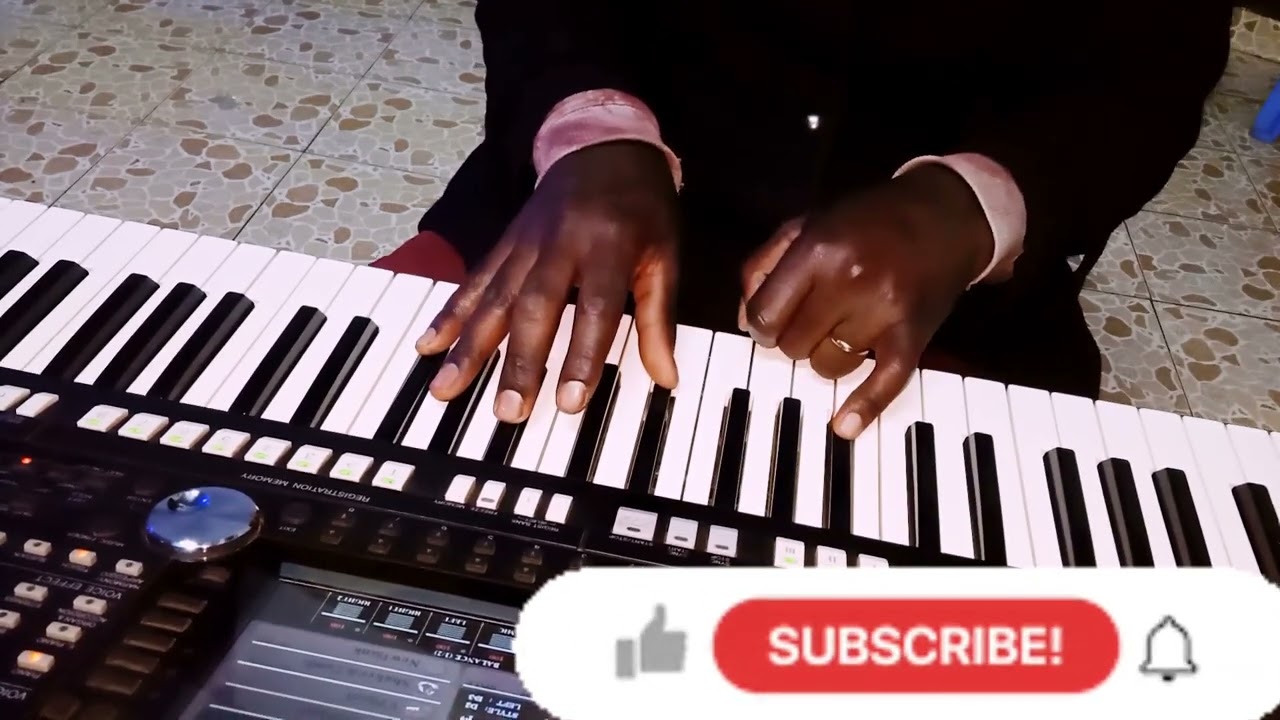 Mercy Linar  Wa Ajabu wewe wa Ajabu piano tutorial
