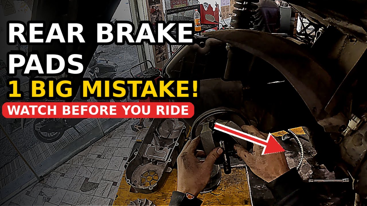 How to Replace Rear Motorcycle Brake Pads (Most People Do It Wrong ...