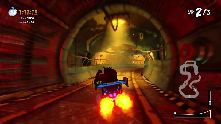 Crash™ Team Racing Nitro-Fueled: Time Trail " Sewer Speedway " تحدي الوقت نيترو اكسيد