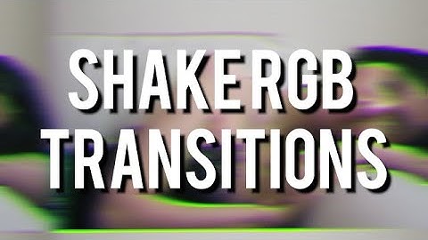 Shake RGB Transitions Premiere Pro Templates