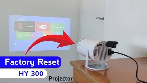 How to factory reset hy300 projector | factory reset hy 300 projector eres everything hy300