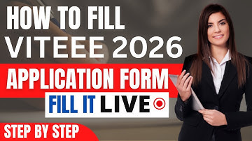 VITEEE 2026 Form Fill up ✅ | VITEEE 2026 Application Form | VIT Vellore | VITEEE 2026 Registration
