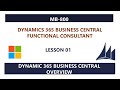 MB-800 - Lesson 01: Dynamics 365 Business Central Overview
