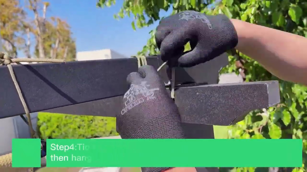 Alion Home | Outdoor Breathable No Drill Roll Up Shade