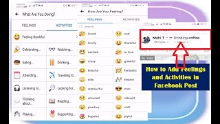 How to Add Feelings and Activities in Facebook Post screenshot 4