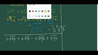 ASVAB MATH REVIEW: (ACTUAL LESSON) PART 1 ADDING & SUBTRACTING RADICALS || Jane Maciejewski