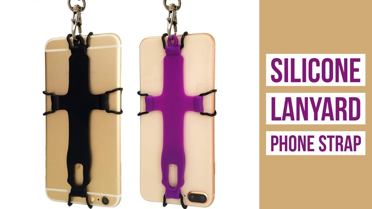 Silicone Lanyard Phone Holder ►Toovren Lanyard Neck Strap ◄ Toovren iPhone Case Samsung Google LG