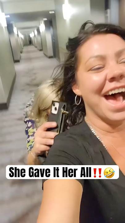 She Gave It Her All‼️🤣 #funny #youtubeshorts #shortsfeed