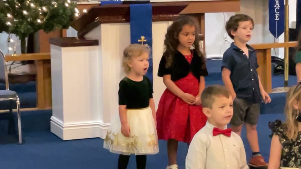 St. Andrew's Preschool Christmas Performance, Dec. 12, 2021