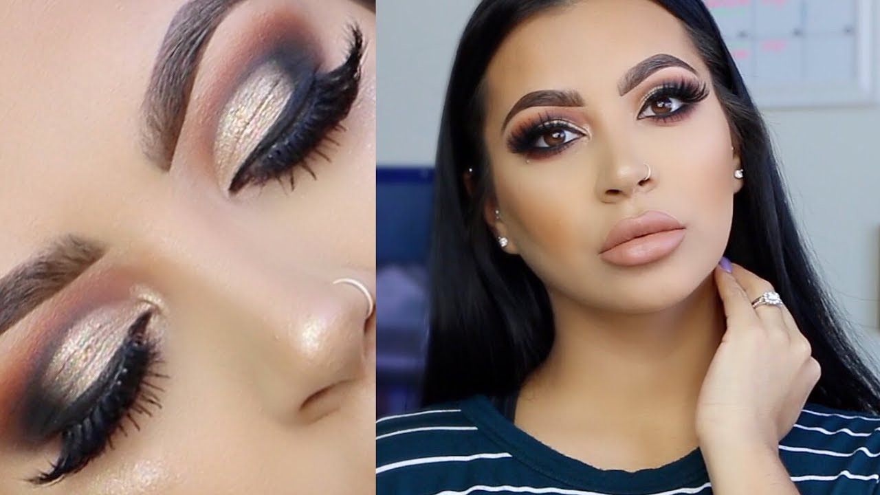 GOLD SMOKEY CUT CREASE || EVETTEXO