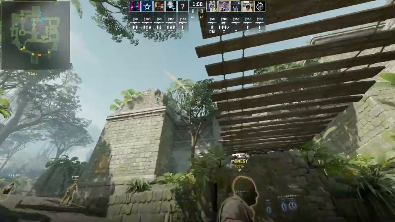 m0NESY Throws Ancient Donut Smoke From Spawn - CS2