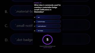 What class is commonly used for creating a materialize badge small notification in Materialize
