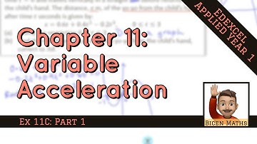 Variable Acceleration 2 • Maxima and Minima • Mech1 Ex11C • 🚀