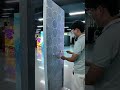 Both sides can display different content. #flexibleled #leddisplay #ledscreen #ledwall #eagerled