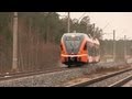 Скоростные испытания Штадлера - В=172 км/ч / Stadler FLIRT DMU speed test vol2: V=172 km/h