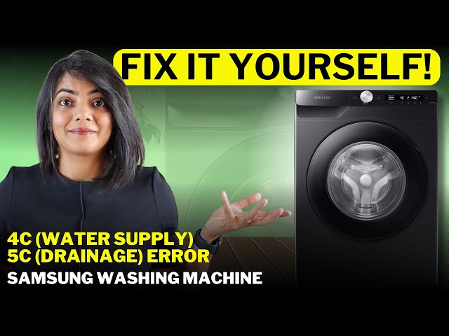 Samsung Washer Code 4C: Troubleshooting Water Supply Issues