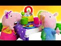 George não quer comer mingau! Peppa Pig e sua família! Histórias para crianças