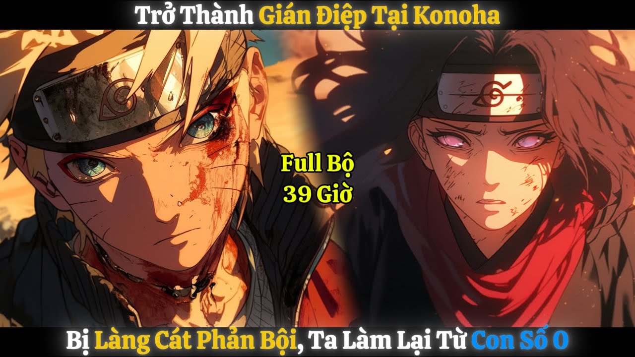 Trở Thành Nội Gián Tại Konoha, Bị Làng Cát Phản Bội, Ta Làm Lại Từ Con Số 0 | Trọn Bộ 39 Giờ