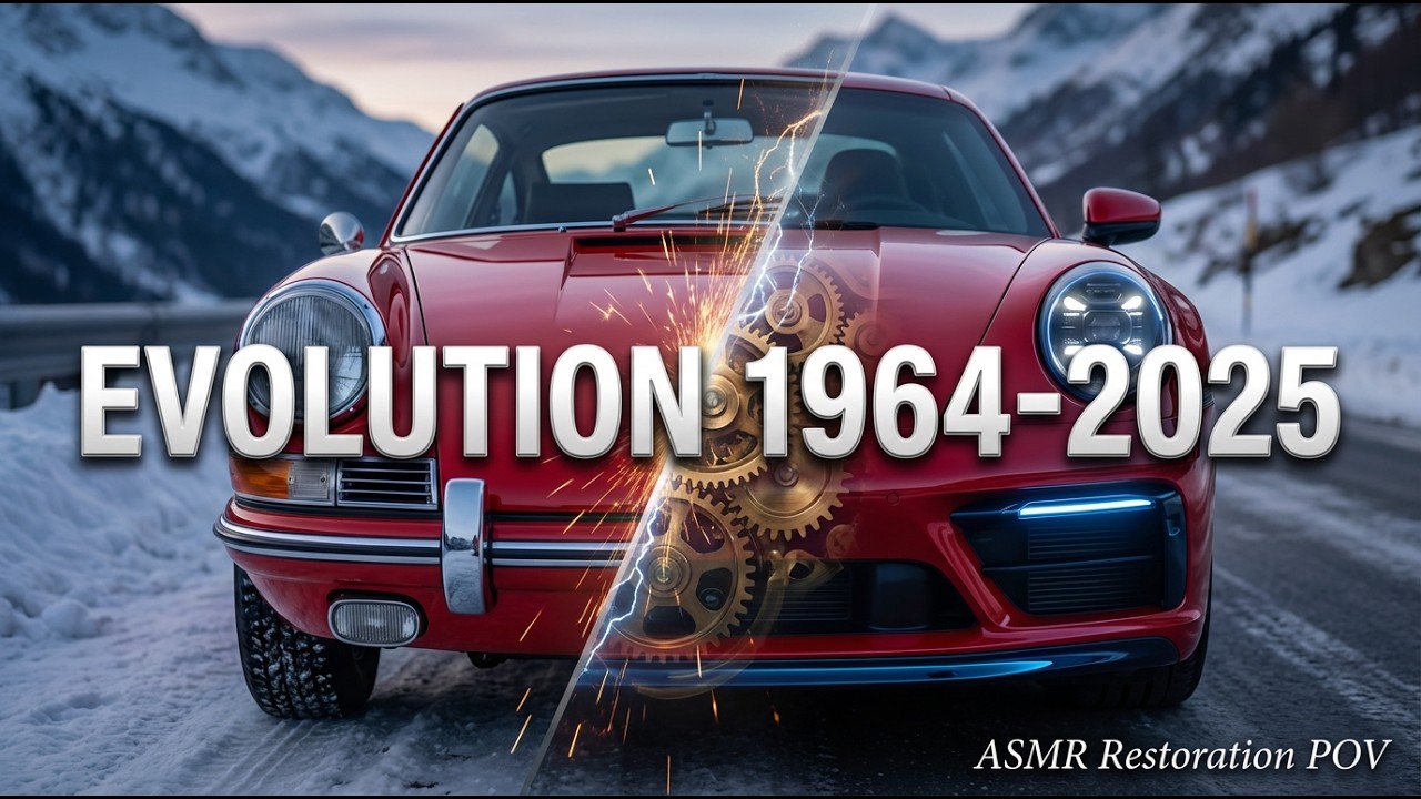 ASMR Restoration POV: Ultimate Porsche 911 Evolution (1964 - 2025) | Mechanical Car Transformation