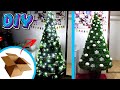 Árvore de Natal com papelão - DIY Natal.
