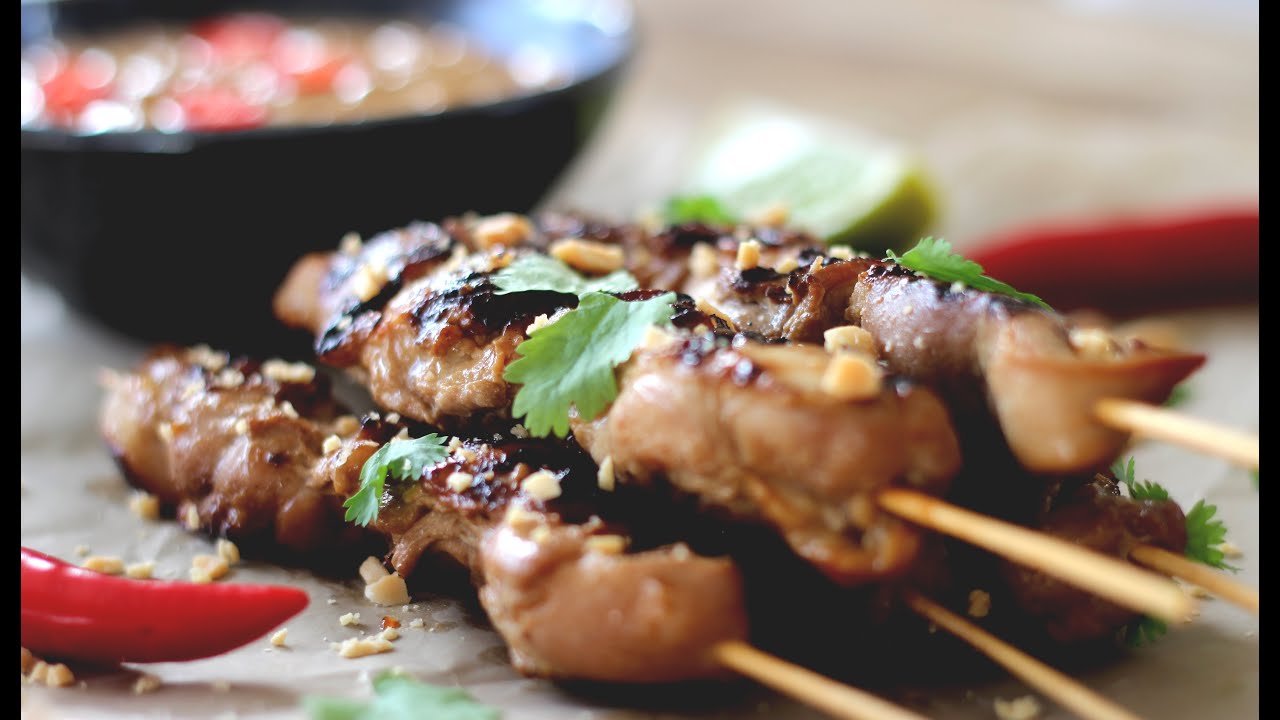 Satay Chicken with Peanut Sauce Recipe