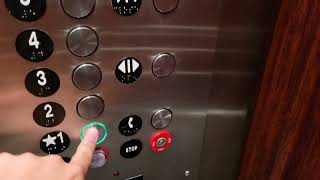 Modded 1982 Otis Lexan Traction Centre Elevator | DoubleTree by Hilton | Fresno CA