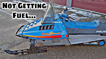 Polaris Indy Sport 340cc Snowmobile Not Getting Fuel to Carbs - What to Check/Quick Easy FIX??